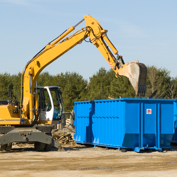 what happens if the residential dumpster is damaged or stolen during rental in Estero